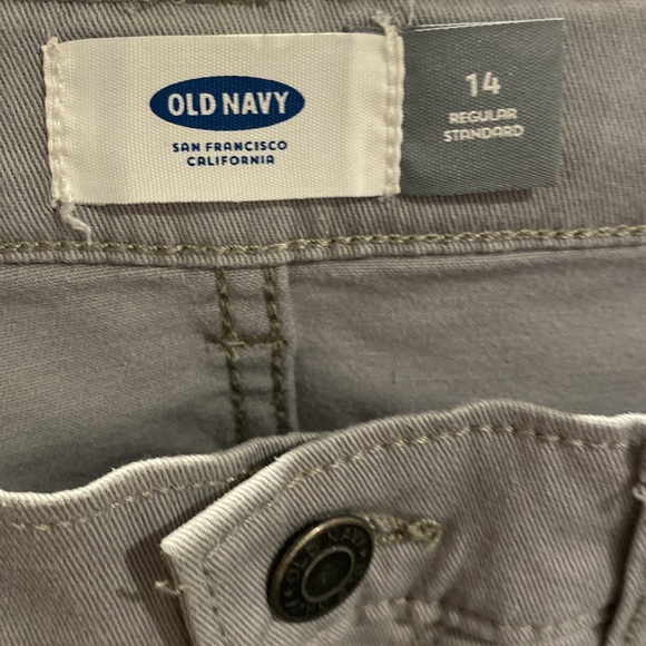 old navy grey pants - Picture 2 of 2